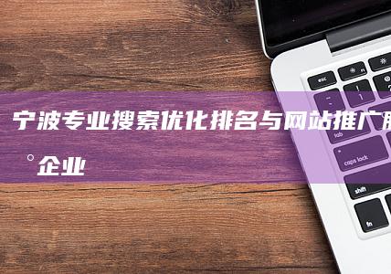 宁波专业搜索优化排名与网站推广服务创新企业